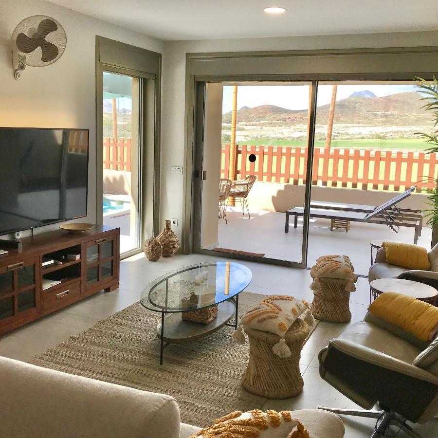 Golf Tenerife South XX Wheel Accessible Shower XX Free Wifi XX Private Pool 30 Degrees XX Two Terraces 30M2X60M2 Xxfree Parking XX Mountain View XX Flatscreen 65 Inch XX San Miguel de Abona Buitenkant foto