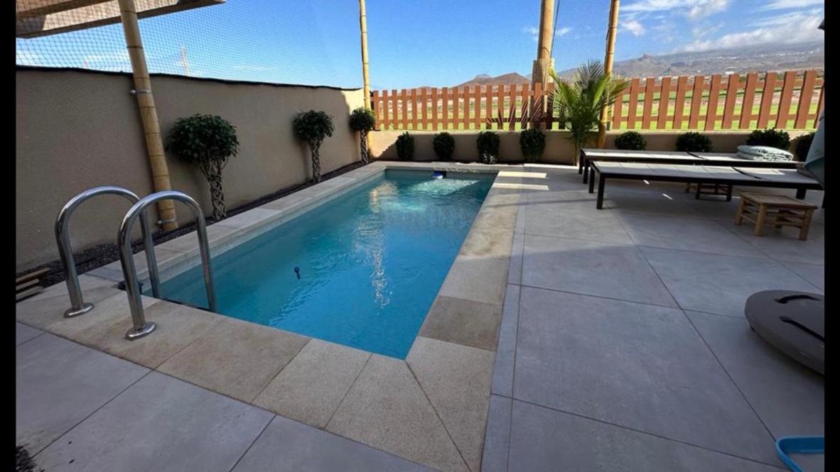 Golf Tenerife South XX Wheel Accessible Shower XX Free Wifi XX Private Pool 30 Degrees XX Two Terraces 30M2X60M2 Xxfree Parking XX Mountain View XX Flatscreen 65 Inch XX San Miguel de Abona Buitenkant foto